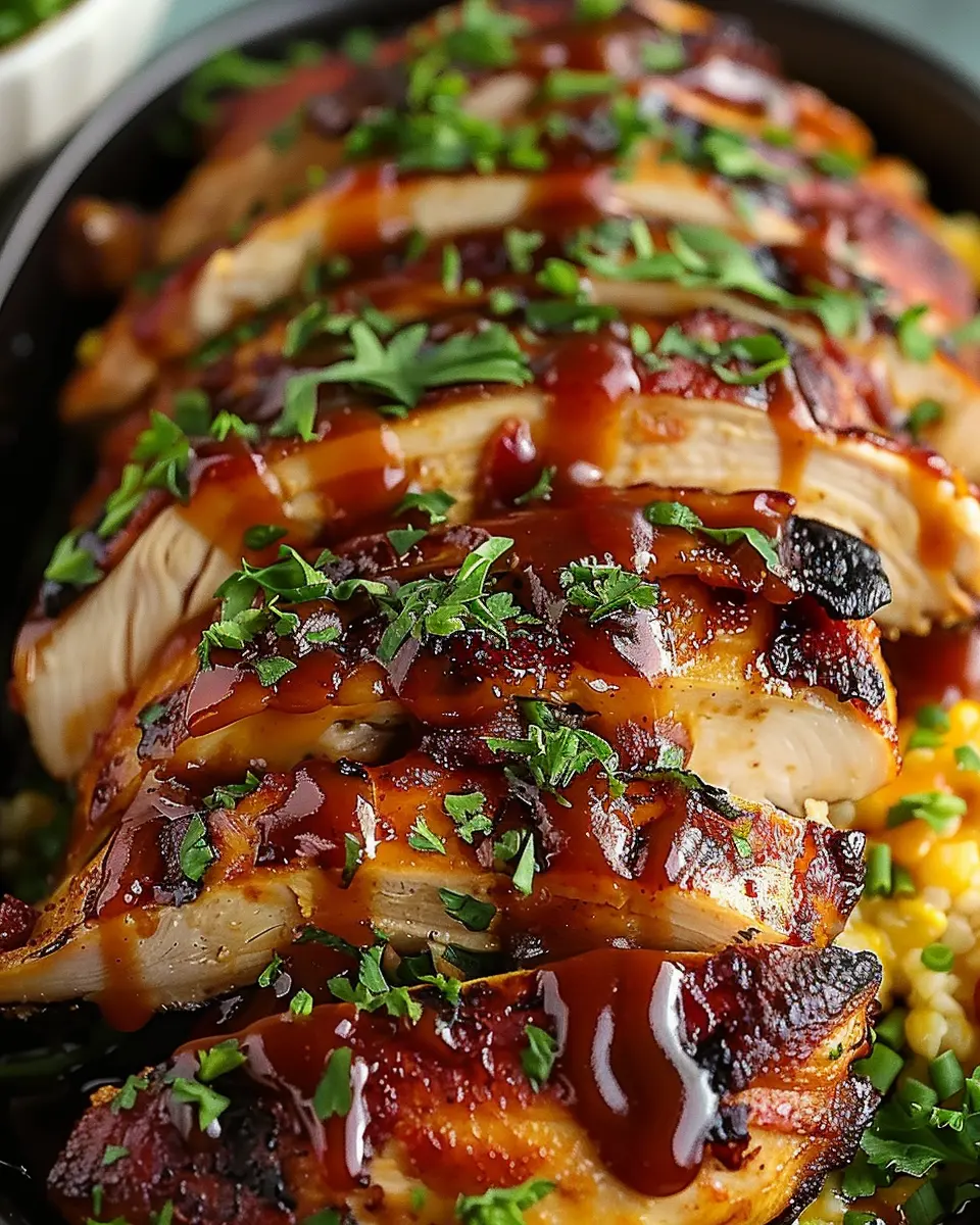 Cowboy BBQ Turkey Bacon Cheddar Chicken: A Juicy Delight