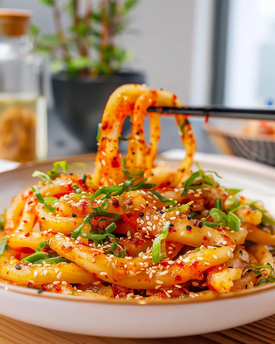 Spicy Potato Noodles with Turkey Bacon: A Bold &amp; Easy Delight