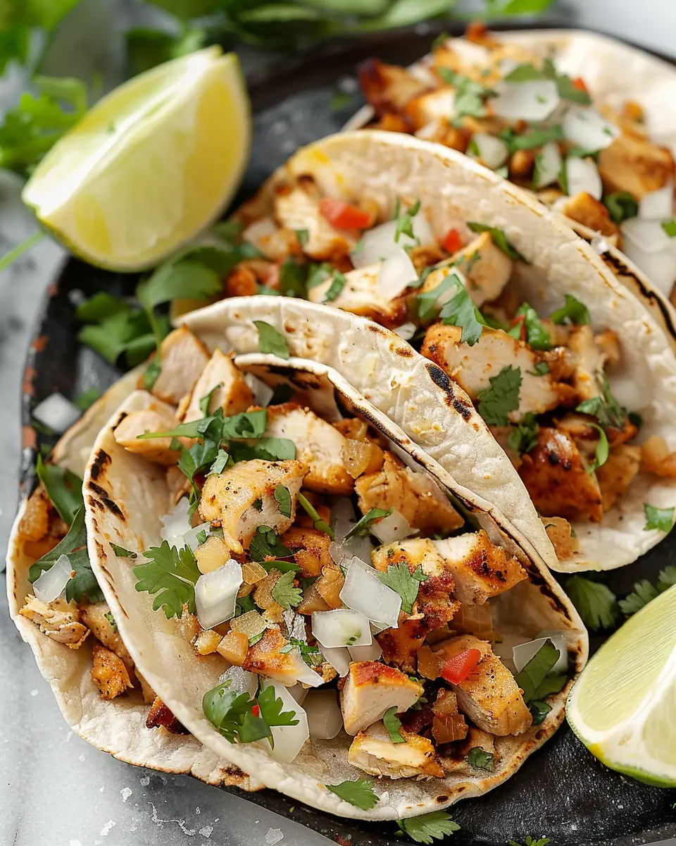 Easy Chicken Street Tacos Recipe: Juicy Tacos in 30 Minutes