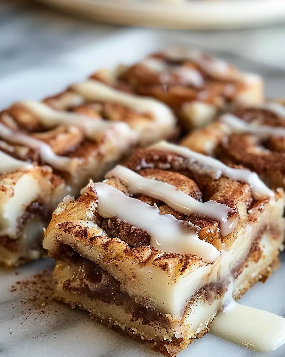 Cinnamon Roll Bliss Bars: Indulgent Treat for Home Bakers