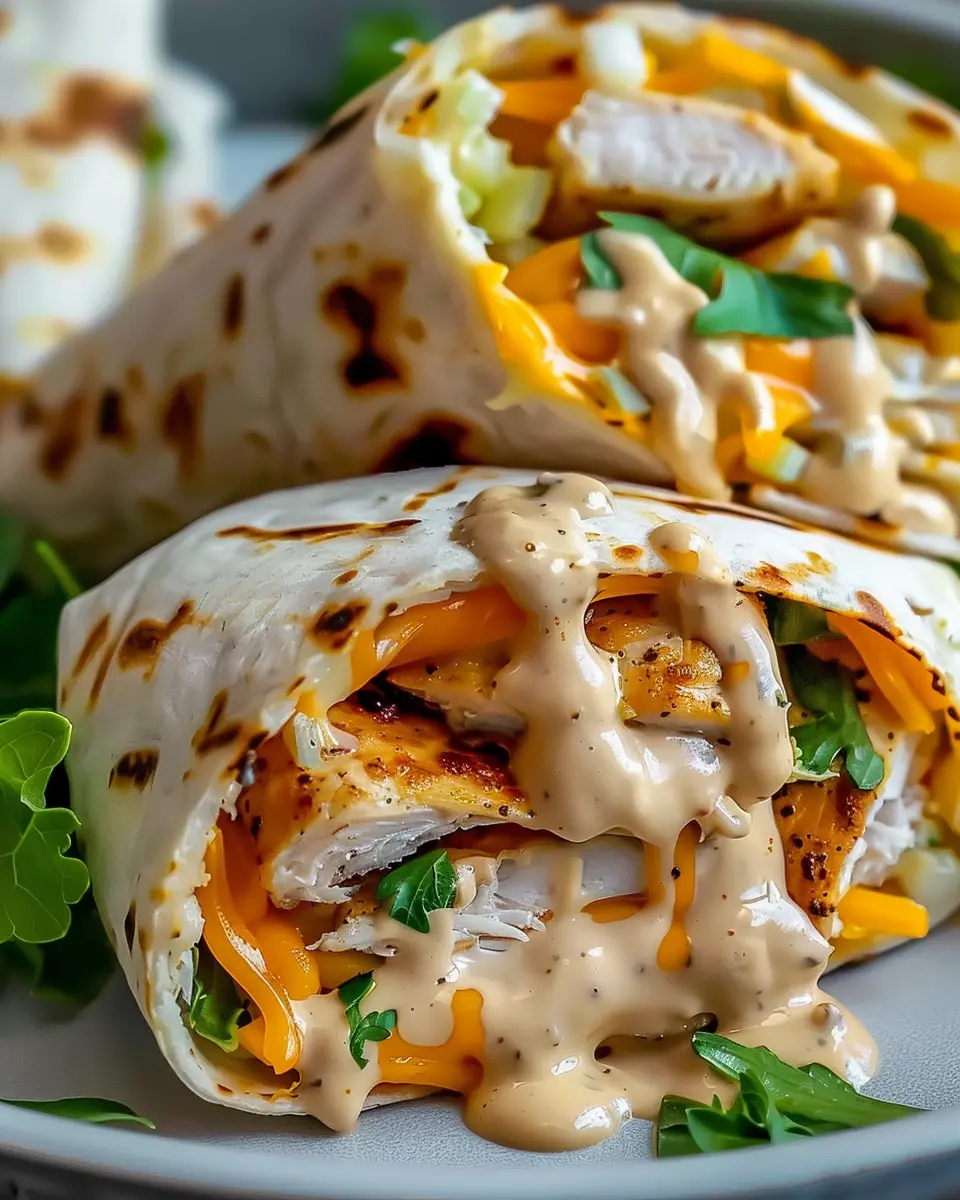 Cheesy Garlic Chicken Wraps: Easy, Indulgent Comfort Food for All