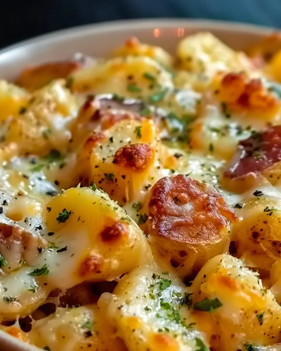 Cheesy Ranch Potatoes: Indulgent Comfort Food with Turkey Bacon