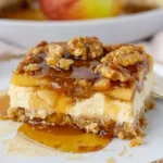 Caramel Apple Cheesecake Bars
