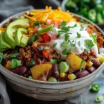 Loaded Potato Taco Bowl