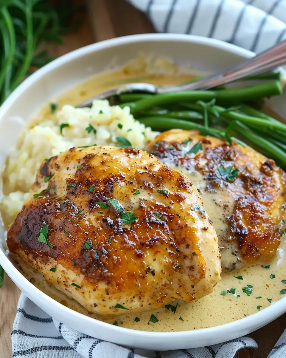 Creamy Garlic Chicken: An Easy Indulgence for Dinner Delights