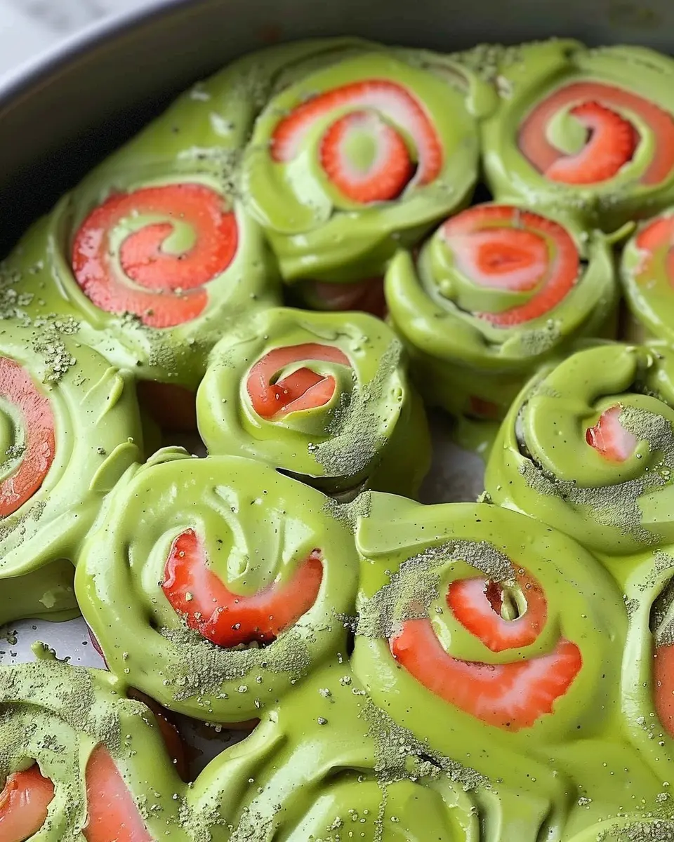Strawberry Matcha Latte Rolls: Easy Delight for Home Bakers