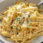 One Pot Creamy Garlic Pasta