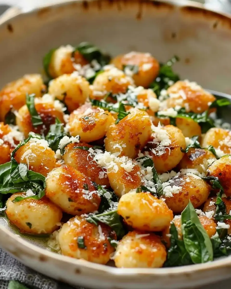 Crispy Gnocchi with Turkey Bacon for a Flavorful Dinner Delight