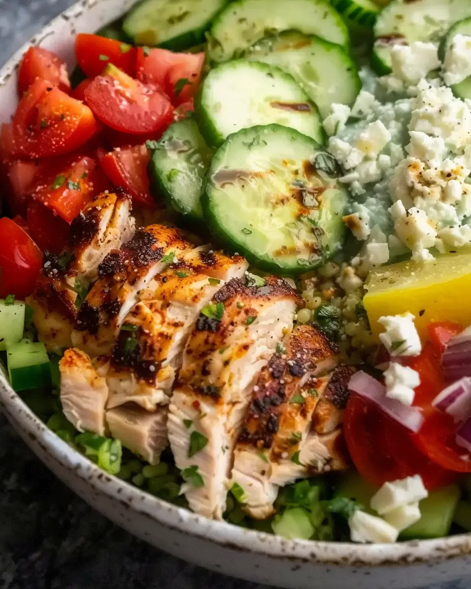 Greek Chicken Bowls: Easy and Flavorful One-Bowl Wonder