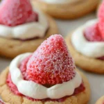 Strawberry Kiss Cookies