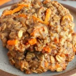 Healthy Carrot Cake Oatmeal Cookies