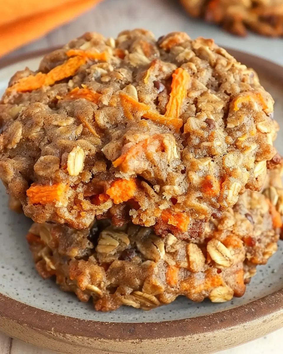 Healthy carrot cake oatmeal cookies for a guilt-free treat