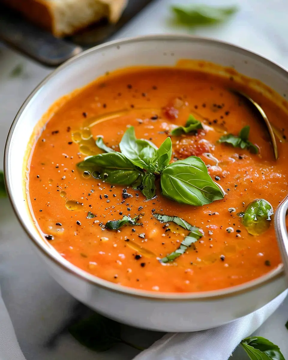 Creamy Tomato Basil Soup: The Best Recipe for Cozy Nights