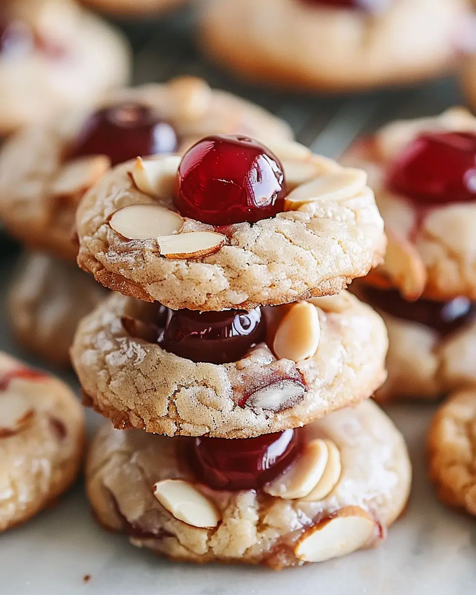 Almond Cherry Cookies: Easy and Indulgent Homemade Treats