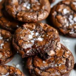 Salted Brownie Cookies