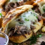 Crockpot French Dip Sandwiches