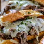 Crockpot French Dip Sandwiches