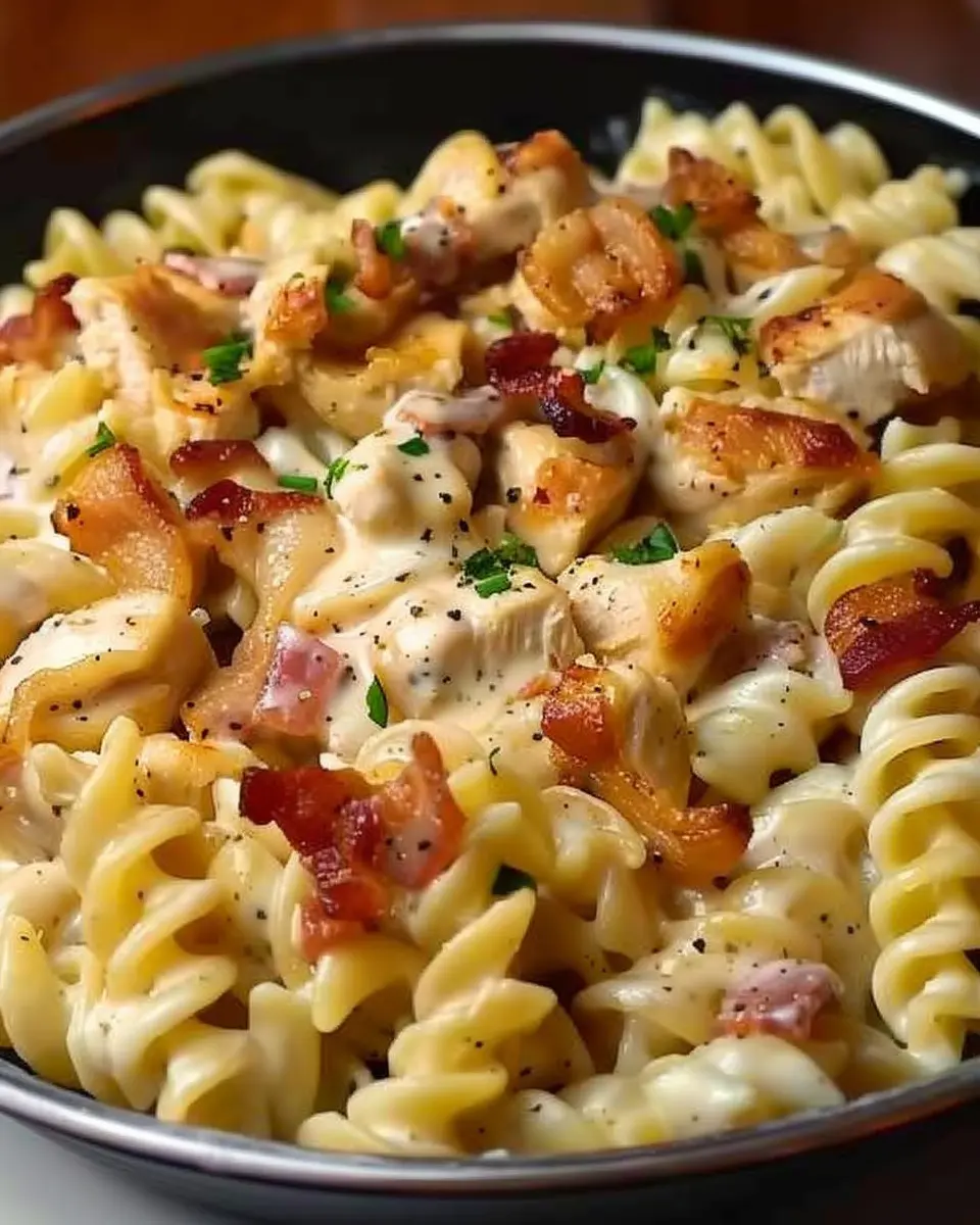 Chicken Bacon Ranch Pasta Delight: A Comforting, Easy Recipe