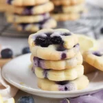 Lemon blueberry cookies