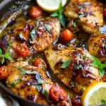Balsamic Glazed One Pan Chicken