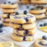 Lemon blueberry cookies