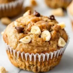 Healthy Peanut Butter Banana Muffins
