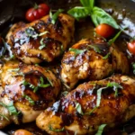 Balsamic Glazed One Pan Chicken
