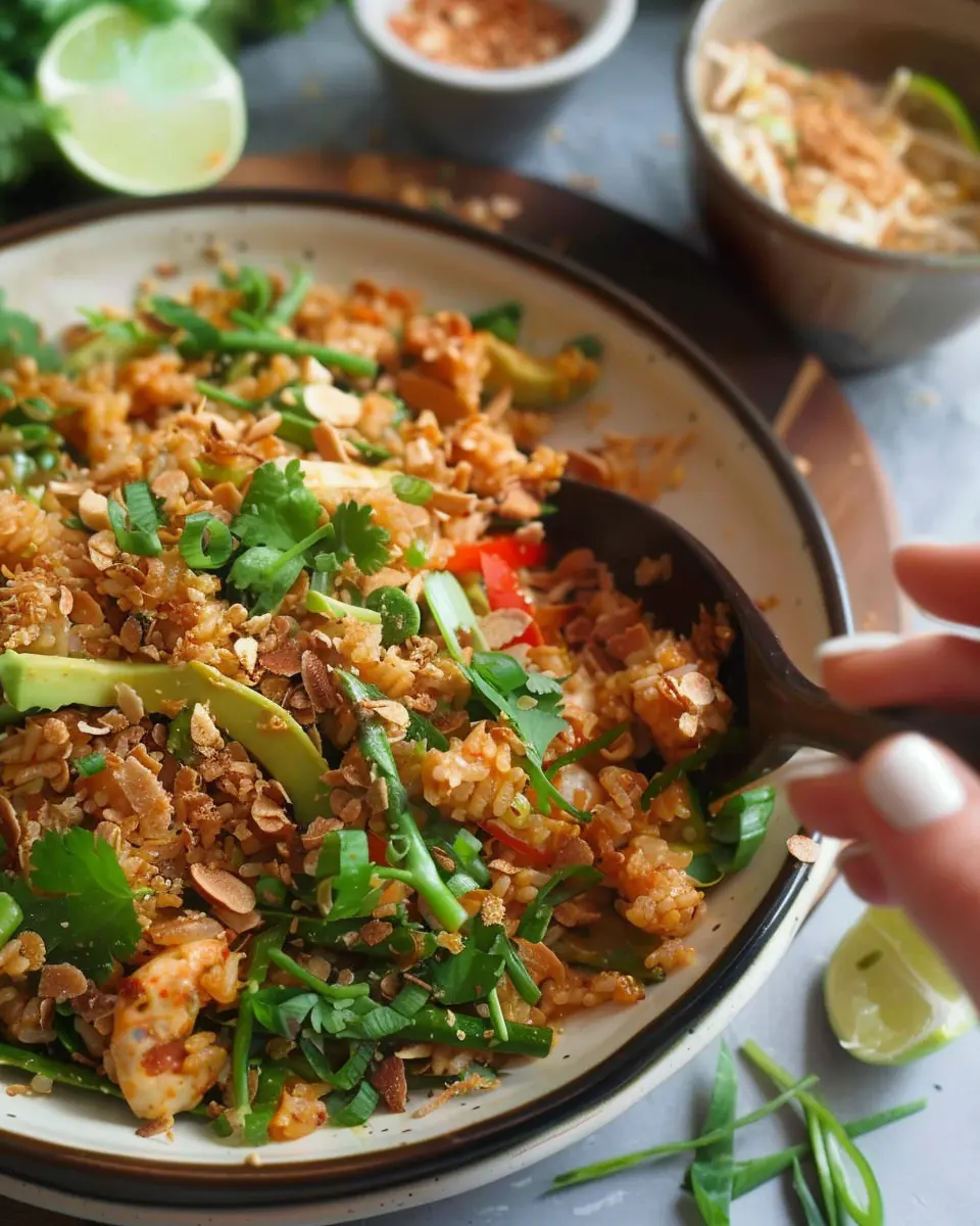 Satay Crispy Rice Salad: A Refreshingly Easy Dish You’ll Love