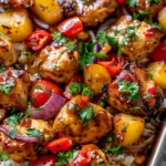 Hawaiian Chicken Sheet Pan