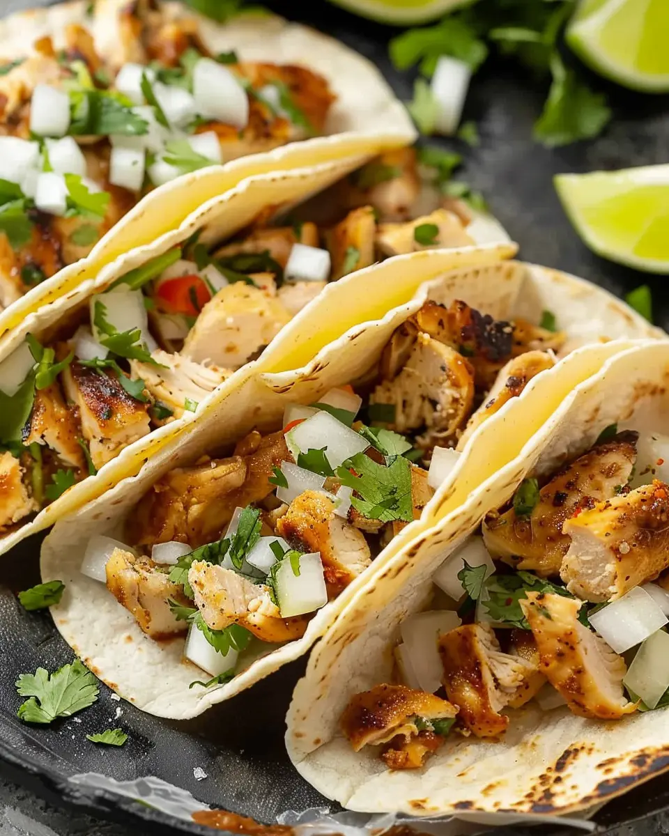 Easy Chicken Street Tacos Recipe: Juicy Flavors in Every Bite